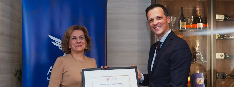 AmCham Montenegro Honors Outgoing Board Members for Their Contributions